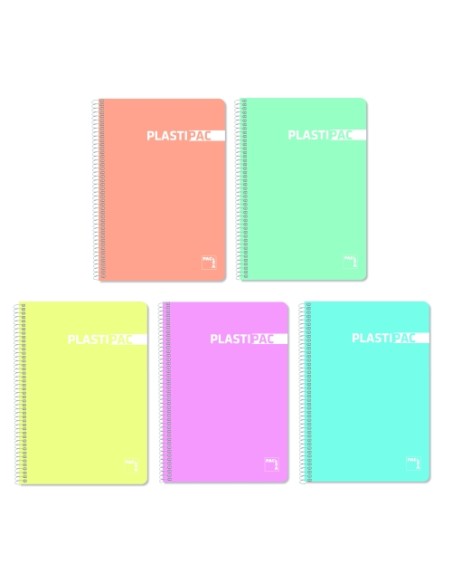 BLOCK PACSA PASTEL PP Fº 80h CD.4 (5) - Pack de 5 unidades